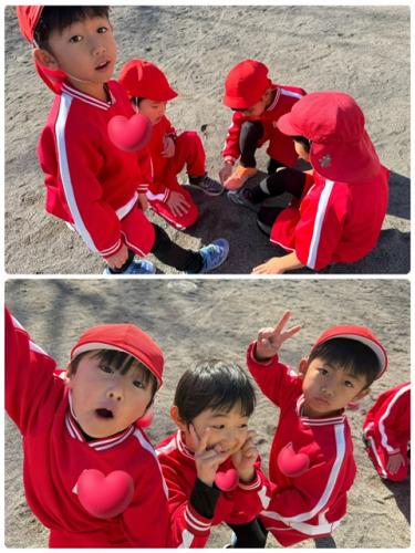 >外遊び日和ですね～*^^*