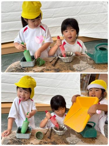外遊びはたのしいねぇ～*^^*