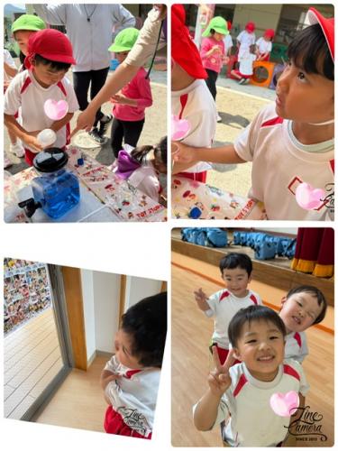 スライム作り！みんなおいでおいで～（笑）