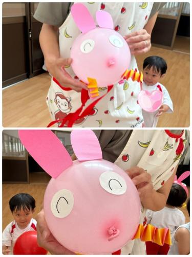 ふうせんでいっぱい遊んだよ～