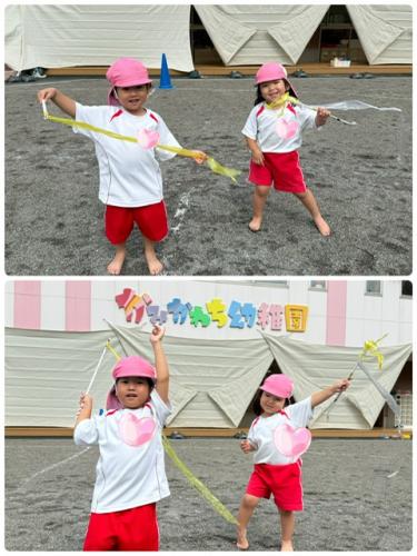 運動会の練習も外遊びも　涼しくて～と～ってもたのしいよ～*