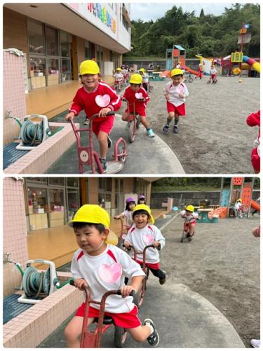 ぱんだちゃんがサッカーやってるよ～