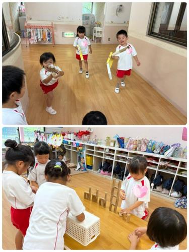 朝の自由遊びの時間をぱしゃり～！！*^^*