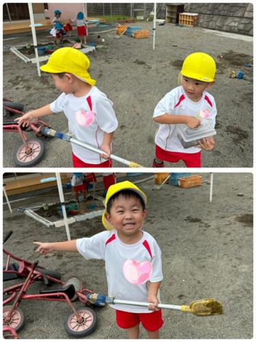 外遊びはたのしいねぇ～*^^*