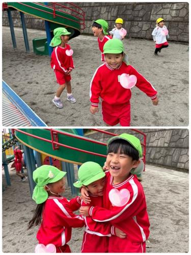 ぱんだちゃんがサッカーやってるよ～